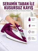 Buharlı Kablolu Ütü 2200 Watt Kireçlenme Önleyici Şok Buharlı Yeni Nesil - 1