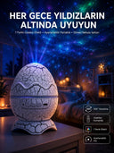 Yumurta Görünümlü Masa Ve Gece Lambası Renk Değiştirebilen Projektör - 1
