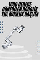 Mutfak Musluk Başlığı 1080 Derece Dönebilir Oynar Başlıklı Musluk Atı - 2