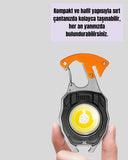 Led Işıklı Acil Durum Düdüklü Anahtarlık Fener - 4