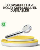Su Basıncını Artıran Sızdırmaz Duş Başlığı - 1