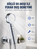 Şelale Sisi Ve Masaj Özellikli Banyo Duş Başlığı - 1