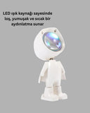 Gün Batımı Efekti Sunan Astronot Led Masa Lambası Yeni Nesil - 3