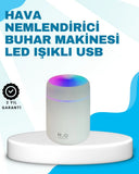 Led Işıklı Sessiz Masaüstü Nemlendirici – 3 Buhar Modu - 1