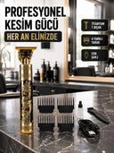 Şarjlı Titanyum Bıçaklı Saç Kesme Makinesi Yeni Nesil - 1