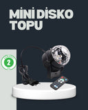 Rgb Led Disko Küresi 7 Modlu Uzaktan Kumandalı - 1