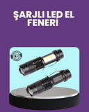 Suya Dayanıklı 4 Modlu Mini Led El Feneri - 1