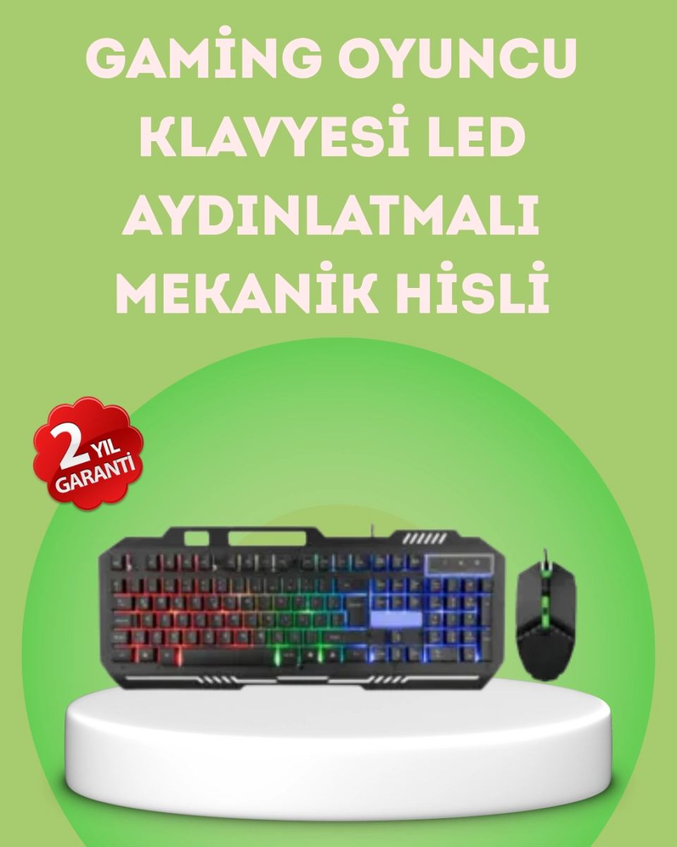 Klavye Ve Mouse Seti Pg8018 – Dayanıklı Tuşlar, Hızlı Komut