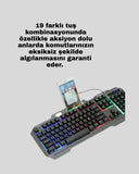 Mekanik Led Klavye Mouse Seti – Yüksek Tepki Ve Ergonomi - 2