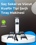 Profesyonel Saç Ve Sakal Tıraş Makinesi – Tam Aksesuar Setli - 1