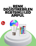 2025 Rgb Led Ampul Uzaktan Kumandalı Renkli Işık A Kalite - 1