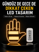 Araç İçin Eğlenceli Led El İşareti Işığı - 1