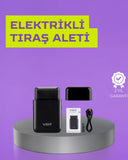 Kart Tasarımlı Şarjlı Tıraş Makinesi | 2 Başlıklı Hassas Kesim - 1