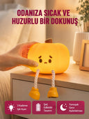 Dekoratif Pumpkin Gece Lambası Şarjlı Dokunmatik Led Işık Yeni Nesil - 1
