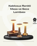 Modern Usb'li Kablosuz Masa Lambası – Minimalist Tasarım, 3 Farklı Parlaklık - 1