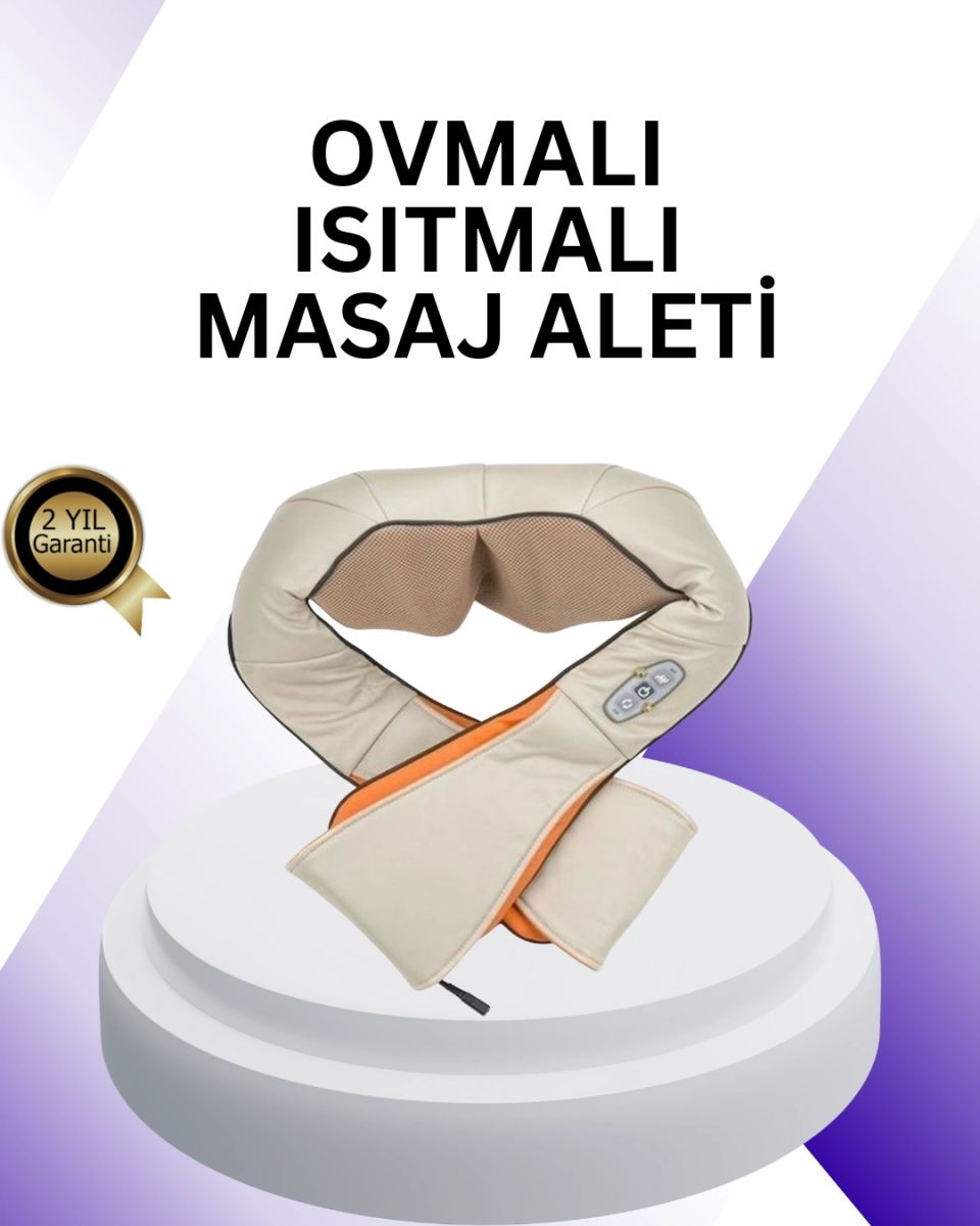 Ovmalı Isıtmalı Boyun Omuz Bel Masaj Aleti Kas Ve Eklem Ağrılarına Etkili