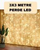 Dekoratif 3x3 Led Perde Işık Şelale Tasarım Enerji Tasarruflu - 1