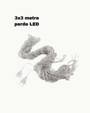 3x3 Led Işık Perdesi Şelale Model İç Dış Mekân Dekorasyonu - 1