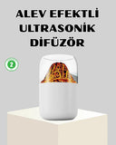 Ultrasonik Alev Efektli Aromaterapi Difüzörü Usb Şarjlı Ve Otomatik Kapanma Özellikli - 1