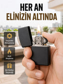 Metal Gövdeli Tasarım Çakmak Mat Yüzeyli Ve Ergonomik Tutma Özellikli - 1
