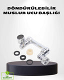 1080° Dönebilen Musluk Ucu – Su Tasarruflu, Esnek Ve 360° Çift Eksenli Başlık - 1