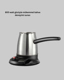 800w Paslanmaz Elektrikli Cezve Gizli Rezistans Ve Ergonomik Kulp - 3