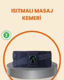 Isıtmalı Masaj Kemeri Dijital Ekranlı Bel Çevresi 100 Cm Altı Uyumlu - 1