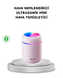 Usb Bağlantılı Led Işıklı Hava Nemlendirici – Sessiz Ve Kullanıcı Dostu Tasarım - 1
