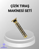 Şarjlı T Bıçaklı Saç Ve Sakal Tıraş Makinesi – 3 Başlıklı, Güçlü Motorlu, 2 Saat Kullanım - 1