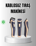Unisex Şarjlı Saç Ve Sakal Tıraş Makinesi – Ayarlanabilir Tarak Başlıkları, Sessiz Motor - 1