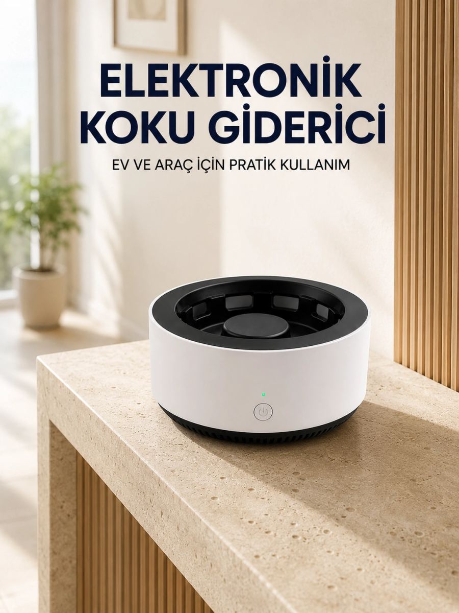 Küllük Ve Hava Temizleyici 2’si 1 Arada Koku Giderici Araba Ve Ofis İçin