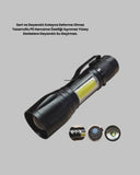 Profesyonel 4 Modlu Şarjlı El Feneri | 1300 Mah Batarya | Cree Led Teknolojisi - 3