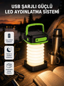 Taşınabilir Şarjlı Led Lamba – Dokunmatik Kontrol, Üç Kademeli Işık Ve Uzun Ömürlü Pil Performansı - 1