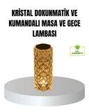 Kristal Rgb Led’li Kumandalı Masa Ve Gece Lambası – Renkli Işık Modlarıyla Şık Dekoratif Aydınlatma - 1