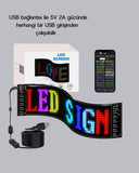 Rgb Led Panel – Mobil Uyumlu, Yazı Ve Gıf Destekli, Usb Bağlantılı Dekoratif Ekran - 3