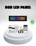 Rgb Led Panel – Mobil Uyumlu, Yazı Ve Gıf Destekli, Usb Bağlantılı Dekoratif Ekran - 1