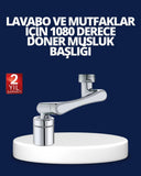 Esnek 1080° Musluk Başlığı 3 Eklemli Hareketli Su Modlu Lavabo Atı - 1