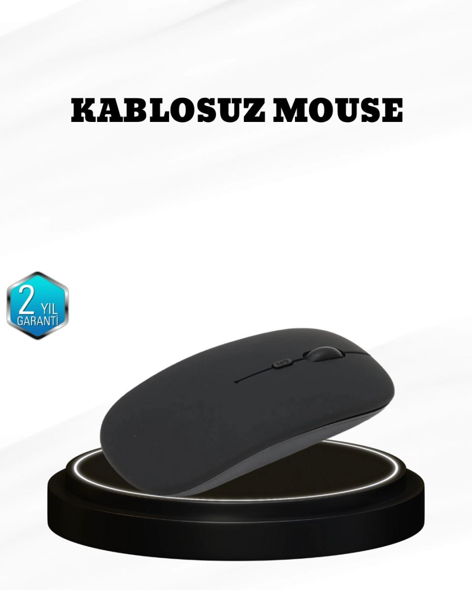 Kablosuz Mouse – Anlık Dpı Geçişi, Gelişmiş Sensör, Hassas Ve Akıcı Kontrol