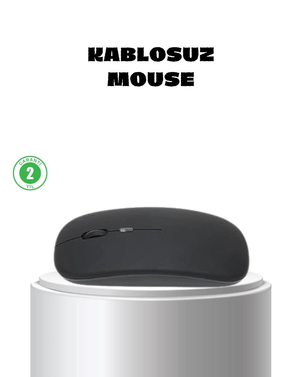 Kablosuz Mouse – Gelişmiş Optik Sensör, Profesyonel Ve Oyun Kullanımına Uygun