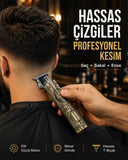 Kompakt Tasarımlı, Güçlü Motorlu Saç Sakal Kesme Makinesi Ve 4 Kılavuz Tarak - 1