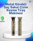 Dayanıklı Çelik Kafa Ve Güçlü Motorlu Saç Sakal Makinesi - 1