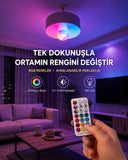 Kumanda Destekli Çok Renkli Akıllı Led Ampul Yeni Nesil - 1