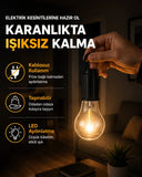 Taşınabilir Sıcak Işık Yayan Kamp Lambası - 1