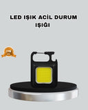 Usb Şarjlı 800 Lümen Led Fener – Mini Boy, 3 Işık Modlu, Anahtarlık Tipi El Feneri - 1