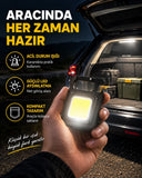 Süper Parlak 800 Lümen Led Fener – Usb Şarjlı, 3 Işık Modlu, Mini Taşınabilir Ve Anahtarlık Tipi Yeni Nesil - 1