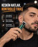 Şarjlı Erkek Tıraş Makinesi – 180 Dakika Pil Ömrü, 2.5 Saat Hızlı Şarj, Usb Ve Powerbank Uyumlu - 1