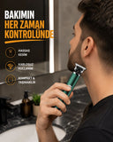 Profesyonel Şarjlı Tıraş Makinesi – 180 Dakika Kullanım, 2.5 Saat Hızlı Şarj, Evrensel Usb Şarj Girişli - 1