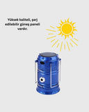 Güneş Enerjili Katlanabilir Kamp Feneri – Usb Şarjlı, Hafif Ve Çok Fonksiyonlu - 3