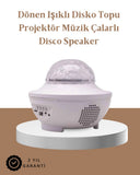 Müzik Ritimli Işık Değişimi & Dönen Dalga Efekti – Galaxy Projektör - 1