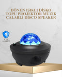 Bluetooth & Usb Müzik Çalar Gece Lambası – 50 m² Kapsama, Uzaktan Kumanda - 1